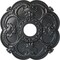 Ekena Millwork Rotherham Ceiling Medallion (Fits Canopies up to 3 1/2"), 18"OD x 3 1/2"ID x 1 1/2"P, Pewter CM17ROPES - alternate 1